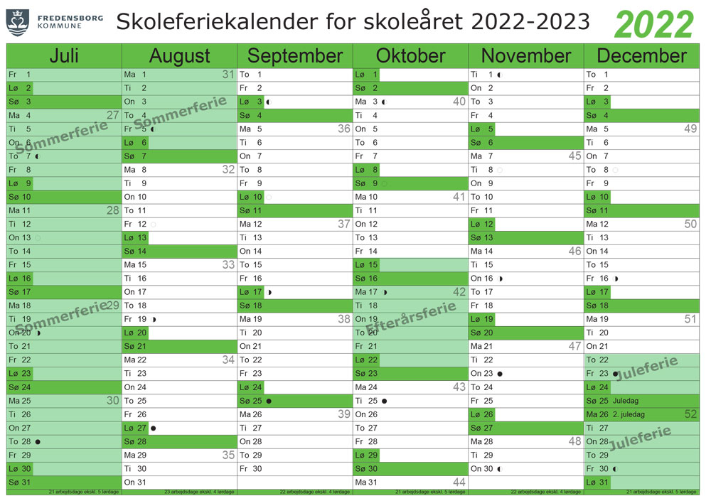 Ferier | Langebjergskolen